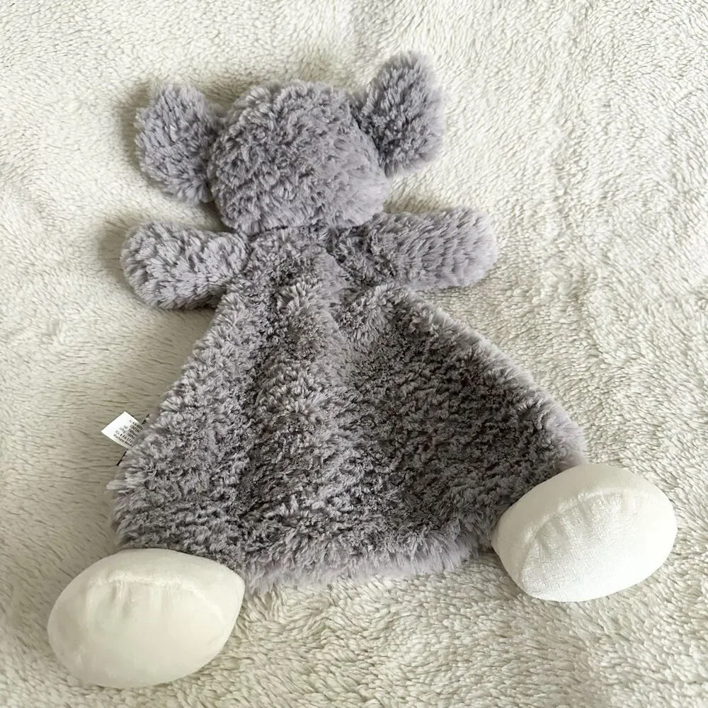Demdaco Grey Koala Bear Rattle Lovey 15” Baby Plush Toy Soother